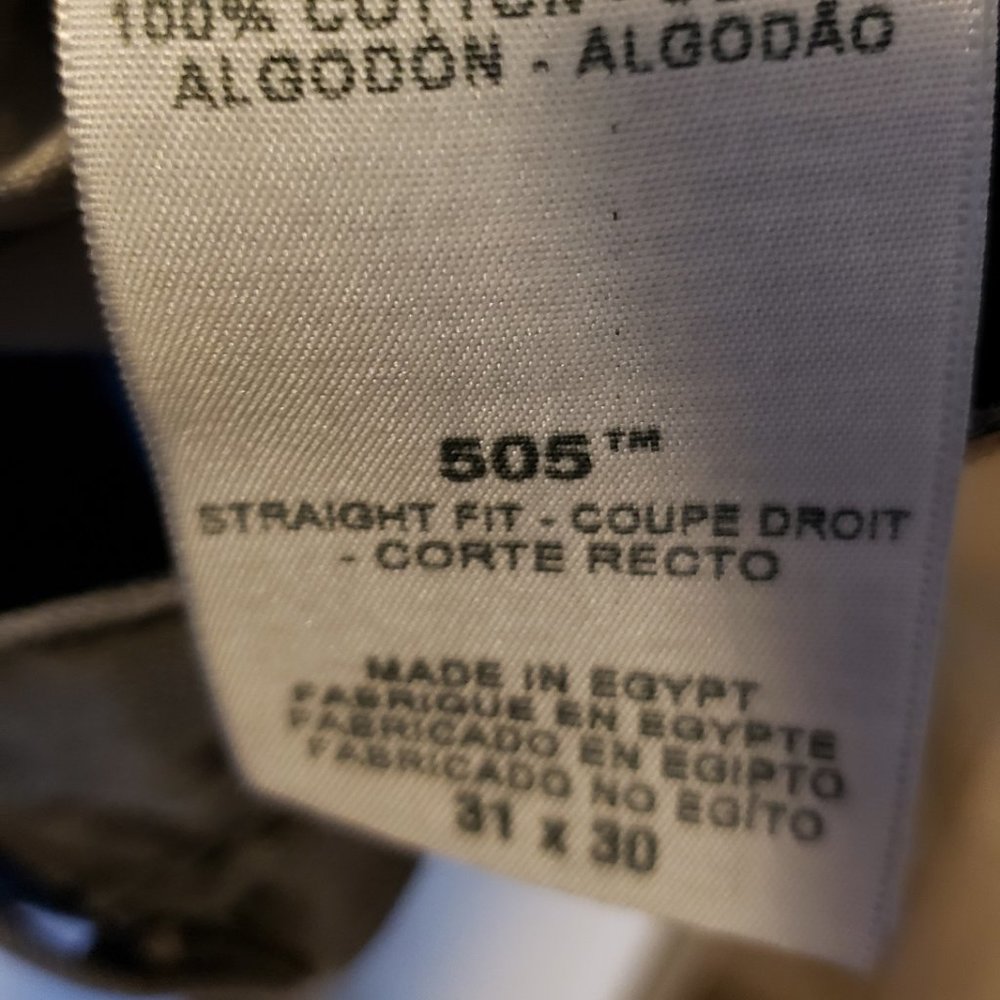 Levi's 505 straight fit